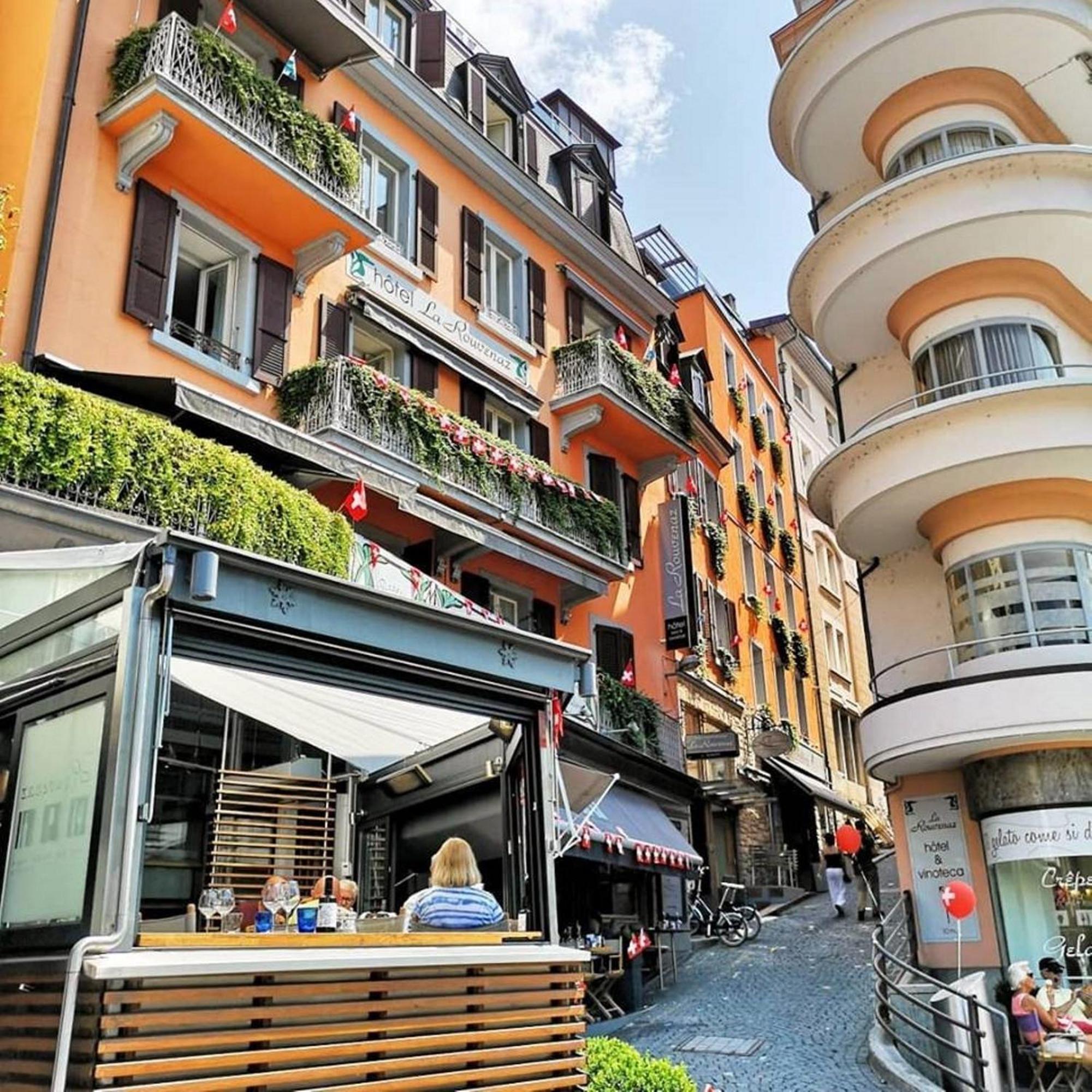 Hotel La Rouvenaz Montreux Exterior foto